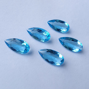 Cuarzo Azul Natural, Corte Facetado en Forma de Pera, Calibrado, Calidad AAA+, para Joyería - Product Image 4