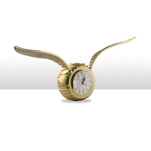 Antique Finish Metal Desk <b>Clock</b> For Office Desk Decor With Timeless Design And Elegant Decorative Appeal - Product Image 6