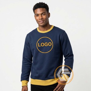 อัลฟ่าที่ปรับแต่งได้ |   เสื้อสเวตเชิ้ตผ้าฟลีซคอตตอน 100% ปักลาย คอกลม ระบายอากาศ แห้งเร็ว สำหรับฤดูหนาว เหมาะสำหรับกลุ่มเพื่อนร่วมชั้น - Product Image 2