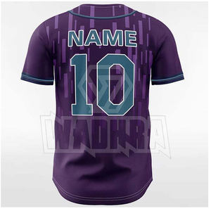 Maillot de baseball performant sublimé pour l'entraînement, les compétitions et l'usage sportif quotidien - Product Image 3