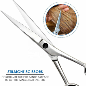 Tijeras de Peluquería Profesionales de Acero Inoxidable 4Cr13, Plegables, Ligeras, Afiladas como una Cuchilla, con Logotipo Personalizado - Product Image 5