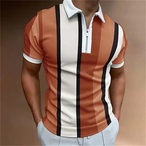 Vêtements de golf pour hommes, design OEM, performance, luxe, haute qualité, tricotés, 100% coton, impression numérique intégrale, pour chemise de golf - Product Image 3
