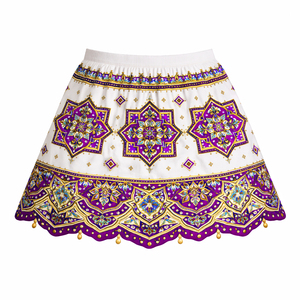 Diseño Personalizado de Estampado Polinesio para Mujer, Estilo Islas del Pacífico, Cintura Micronesiana, Casual, Bordado - Product Image 6