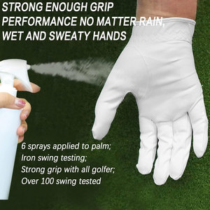 Gants de golf pour hommes, pour main gauche et droite, en cuir véritable, antidérapants, durables, toutes saisons - Product Image 3