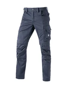 Pantalon de jogging personnalisé pour homme, uni, teint, résistant, 100% coton, décontracté, avec poches pour outils, pantalon de travail pour charpentier - Product Image 5