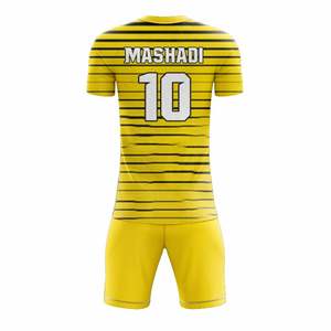 New latest designs of soccer uniforms quick dry breathable 100%<b>polyester</b> fabric wholesale kids soccer uniforms wholesale - Product Image 6