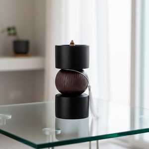 Quemador de Incienso y Porta Incienso de Madera Hecho a Mano de Lujo, Mubkhar Árabe Premium para Oud, Fragancia de Bakhoor, Decoración Árabe para el Hogar - Product Image 2