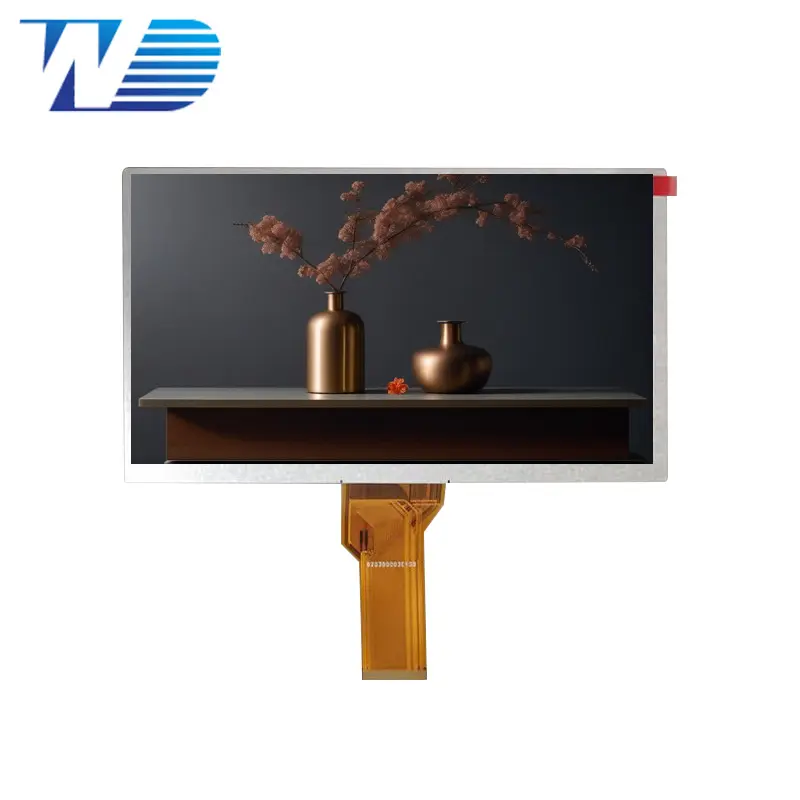 Panel LCD de alta definición LVDS, pantalla táctil capacitiva TFT LCD de 9 pulgadas, pantalla de 1024x600 para Radio de coche
