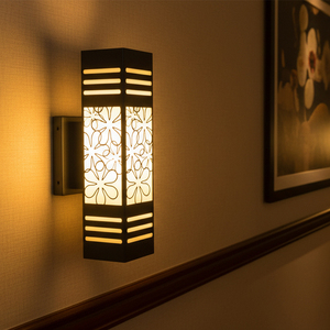 Applique murale carrée/rectangulaire Auto Cad Layout 3500K (blanc chaud) Vietnam CM Decor en acier/inox pour salon/chambre/hall - Product Image 4