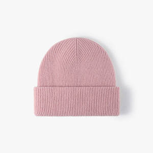 Bonnet brodé personnalisé à revers, vente en gros pour marques streetwear, tricot côtelé, marque privée, usine USA - Product Image 1