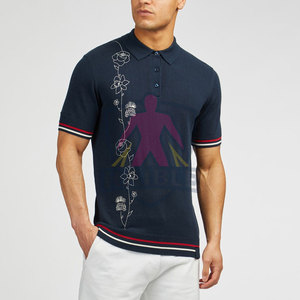 ออกแบบลายปักเสื้อยืดผู้ชายตามสั่ง ผ้าถักลายเรียบ แห้งเร็ว ระบายอากาศได้ดี คุณภาพสูง สำหรับผู้ใหญ่ - Product Image 5