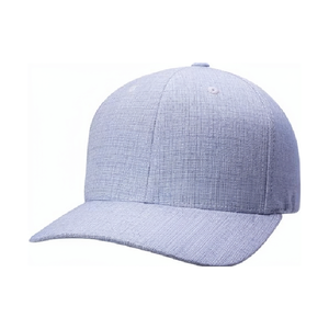 Unisex Gray 6-Panel <b>Baseball</b> <b>Cap</b> Solid Color Cotton Jersey Fitted Casual Hat Spring Summer Adult Size 56-58CM - Product Image 4
