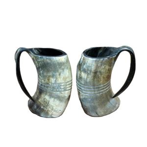 Tasse en corne Design Tasse en corne exceptionnelle Tasse en corne DesignTasse en corne Chope avec logo gravé personnalisé - Product Image 2