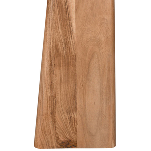 Mesa de Comedor Redonda de Madera de Acacia Sólida de Estilo Europeo Moderno, con Acabado Teñido, Plegable, de 4 Patas, Resistente, para Hogar, Cocina o Restaurante - Product Image 5