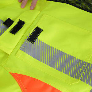 Hi Vis <b>Work</b> Wear Custom Winter Worker Reflective Safety Workwear High Visibility <b>Waterproof</b> Jacket by haidii sports - Product Image 2