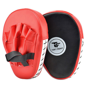 OEM Custom High Quality Durable PU Leather Boxing <b>Focus</b> Mitts Punching and Curved <b>Pad</b> Training for MMA & Martial Art - Product Image 1