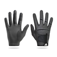 Guantes de Golf Unisex de Cuero PU de Alta Calidad, Guantes de Golf Profesionales de Cuero Cabretta, Piel de Oveja Verde, Venta Directa de Fábrica