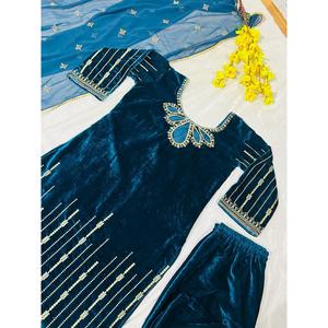 เสื้อซับในผ้ากำมะหยี่พื้นด้านล่างสุดหรูพร้อมชุดใส่ไปงานปาร์ตี้แฟนซี - Product Image 2