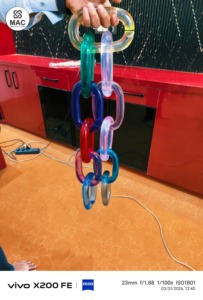 Decoración del hogar: Eslabones de cadena de resina personalizables de gran tamaño y colores claros, eslabones grandes de resina multicolor disponibles. - Product Image 2