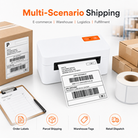 Imprimante d'étiquettes thermiques 4x6 Bluetooth USB pour codes-barres, fabricant OEM ODM pour la logistique d'entrepôt e-commerce