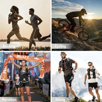 Gilet d'hydratation professionnel pour la course à pied, léger, respirant, en maille, avec poche à eau, pour le cyclisme, la randonnée, le marathon, équipement réfléchissant