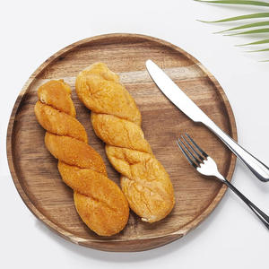 Bandeja redonda de madera hecha a mano de alta calidad, fabricante de cantidades a granel para exhibición de alimentos, precio al por mayor - Product Image 3