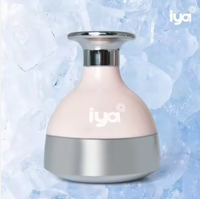 Hey Iya FC-0724 Masseur facial portable étanche en ABS et acier inoxydable, rechargeable par USB, avec vibration et refroidissement pour lifting
