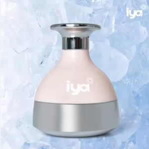 Iya Masseur facial portable étanche en ABS et acier inoxydable, rechargeable par USB, avec vibration et refroidissement pour le visage - Product Image 4