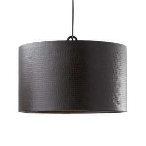 Lámpara Colgante de Metal de Lujo, Negra por Fuera y Dorada por Dentro, para Techo, Decoración de Hogar, Sala de Estar, Comedor, Cocina y Hotel - Product Image 3