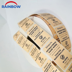 Customize Printing Logo/Brand Adhesive Waterproof Label <b>Vinyl</b> Carbonated Drinks Custom Order Mineral Water Customized Color - Product Image 1