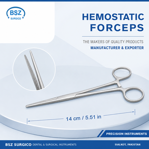 Pinces hémostatiques professionnelles toutes tailles ensemble de pinces artérielles droites et incurvées en acier inoxydable pour la chirurgie générale - Product Image 2