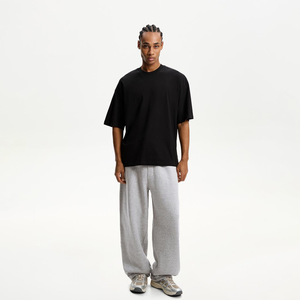 <b>Men's</b> Gray Relaxed Fit Sweatpants <b>Lounge</b> & Street Style <b>Pants</b> <b>Men</b>’s Fleece Sweatpants Warm Winter Joggers for Outdoor & Indoor - Product Image 5