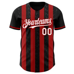 Baseball Jersey 100% Polyester Breathable Short Sleeve Printed Full Button Wholesale Bulk Order Supplier - Product Image 4