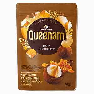 Suministro de Dulces y Bocadillos para Venta al por Menor, Dragee HALAL de 75 g, Caramelos Recubiertos de Chocolate Negro con Almendras, Anacardos, Nueces de Macadamia, Marca Privada Personalizada - Product Image 1