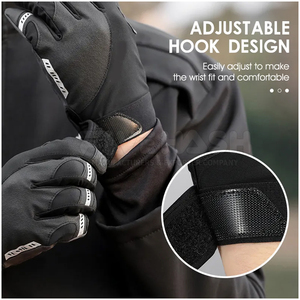 Wholesale Full Finger Cycling <b>Gloves</b> Anti-Slip Grip <b>Touchscreen</b> Breathable Design Full Finger Cycling <b>Gloves</b> - Product Image 5