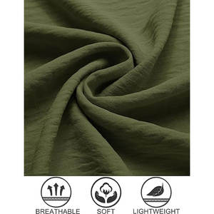 T-shirt uni à col campiste pour homme, tissu doux, vêtements décontractés pour homme, t-shirt à col campiste - Product Image 5