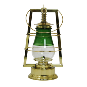 Lámpara de aceite antigua de latón de alta calidad, linterna náutica marítima, lámpara marina decorativa vintage de latón macizo para el hogar a buen precio. - Product Image 2