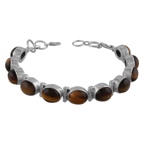 Pulsera de tenis elegante de plata de ley 925 con ónix negro de la colección Signature para mujer, joyería india hecha a mano en Jaipur. - Product Image 3