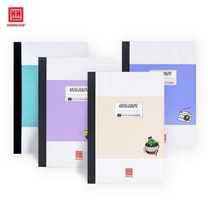 HONGHA Thread Sewing Bound Hardcover <b>A4</b> Composition Book 200 Pages <b>Lamination</b> Printing Lightweight - Product Image 4