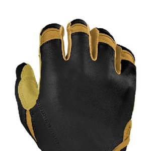Gants de frappe en cuir noir, ambidextres, fermeture auto-agrippante, équipement d'entraînement unisexe pour adultes - Product Image 6