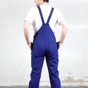 <b>Men</b>’s Heavy-Duty <b>Work</b> <b>Overalls</b> Blue Bib Pants Industrial Coveralls Adjustable Straps Durable Workwear - Product Image 2