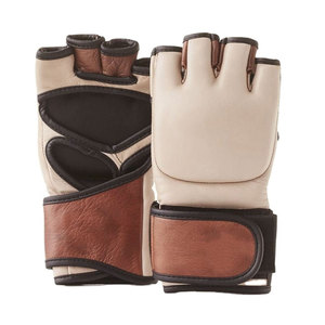 Guantes de Sparring Profesionales de Cuero Genuino para MMA, Cuero PU de Alta Calidad, Equipo de Lucha MMA Personalizado, Logotipo Personalizado - Product Image 1
