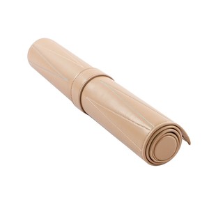Handmade Durable Eco-Friendly Genuine Leather Roll-Up <b>Backgammon</b> <b>Set</b> with Formal Design for Indoor/Outdoor Use - Product Image 3