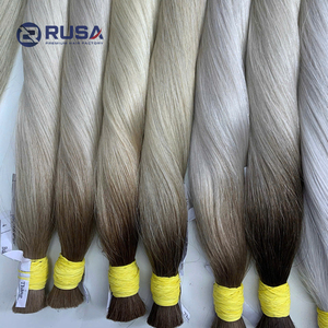 ผมต่อแบบเทป Rusa Hair เวียดนามแท้ เกรดเวอร์จิ้น แบบ Double Drawn  ตรง สีบลอนด์ น้ำตาลเข้ม ขนาด 16-30 นิ้ว ความยาวระดับซาลอน - Product Image 4