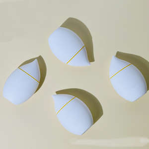 Mini Botella de Protector Solar de 50g, Plástico PP, Tapa Blanca Personalizada con Brocha, Botella Cosmética de Alta Calidad - Product Image 2