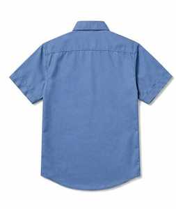 เสื้อเชิ้ตทำงานแขนสั้นคุณภาพสูงสำหรับผู้ชาย ทรงปกติ - Product Image 2