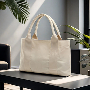 Plain Dyed Polyester/Cotton Adjustable Printed Tote Bag 46cm X 29.5cm X 8cm Eco Friendly - Product Image 4