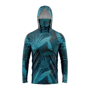 <b>Performance</b> Men's Fishing Hoodie 100% Polyester Lightweight Stretch Fabric UPF 50+ Quick Dry Fully Sublimation Print Pullover - Product Image 5