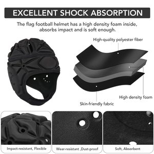 Casque de protection souple pour Flag Football 7v7, Rugby, Scrum Cap, Football, pour Adultes, Jeunes et Enfants - Product Image 4