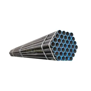 High Quality Big Diameter Erw Black Round Welded Steel Pipe For Engineering